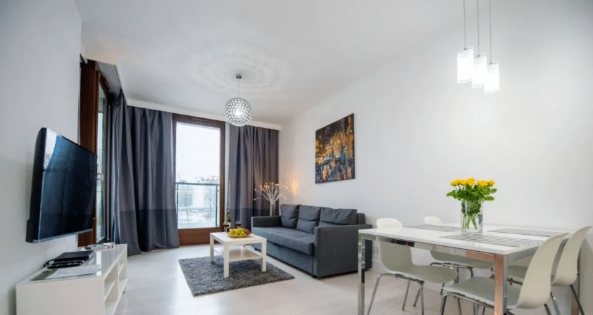 MODERN 2 rooms apartment- Kolejowa Street – Wola, Warsaw- PLAC EUROPEJSKI