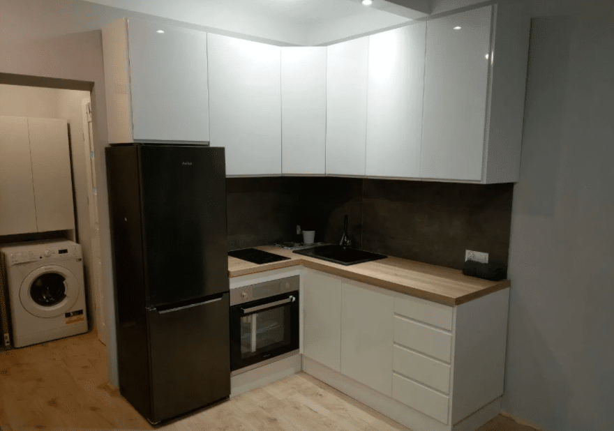 Modern studio, Wola, Dzielna street
