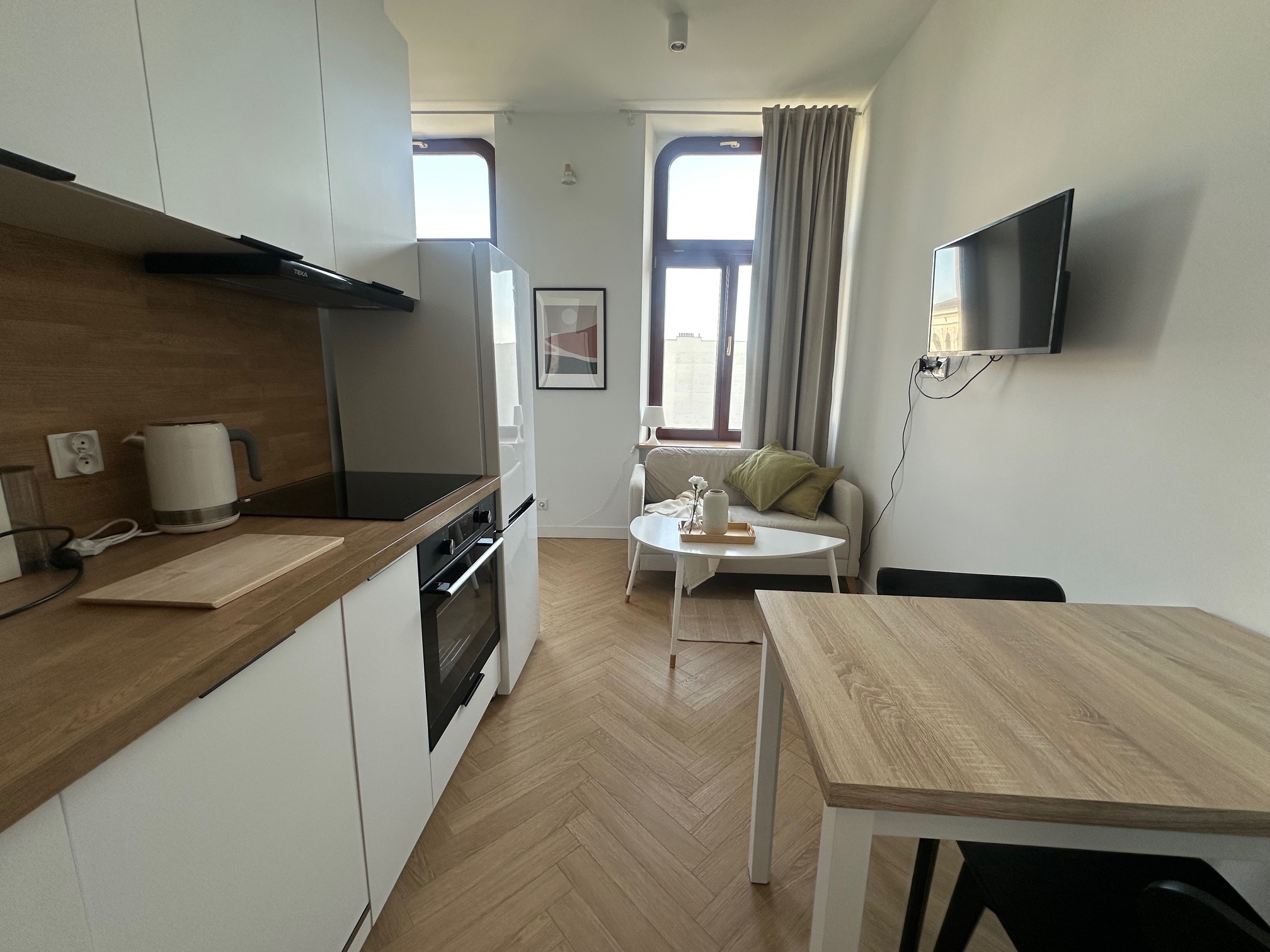 Studio avec lit double rue Pomorska 10