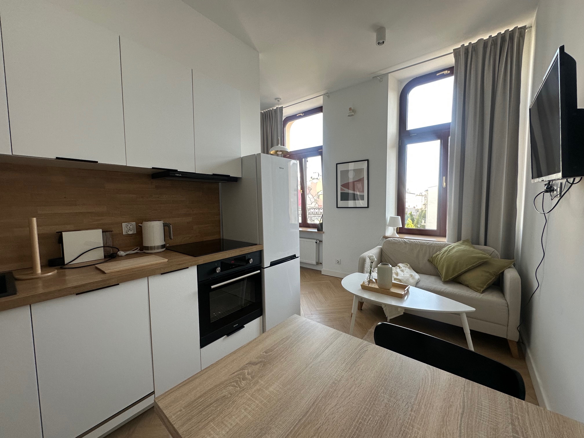 Studio avec lit double rue Pomorska 10