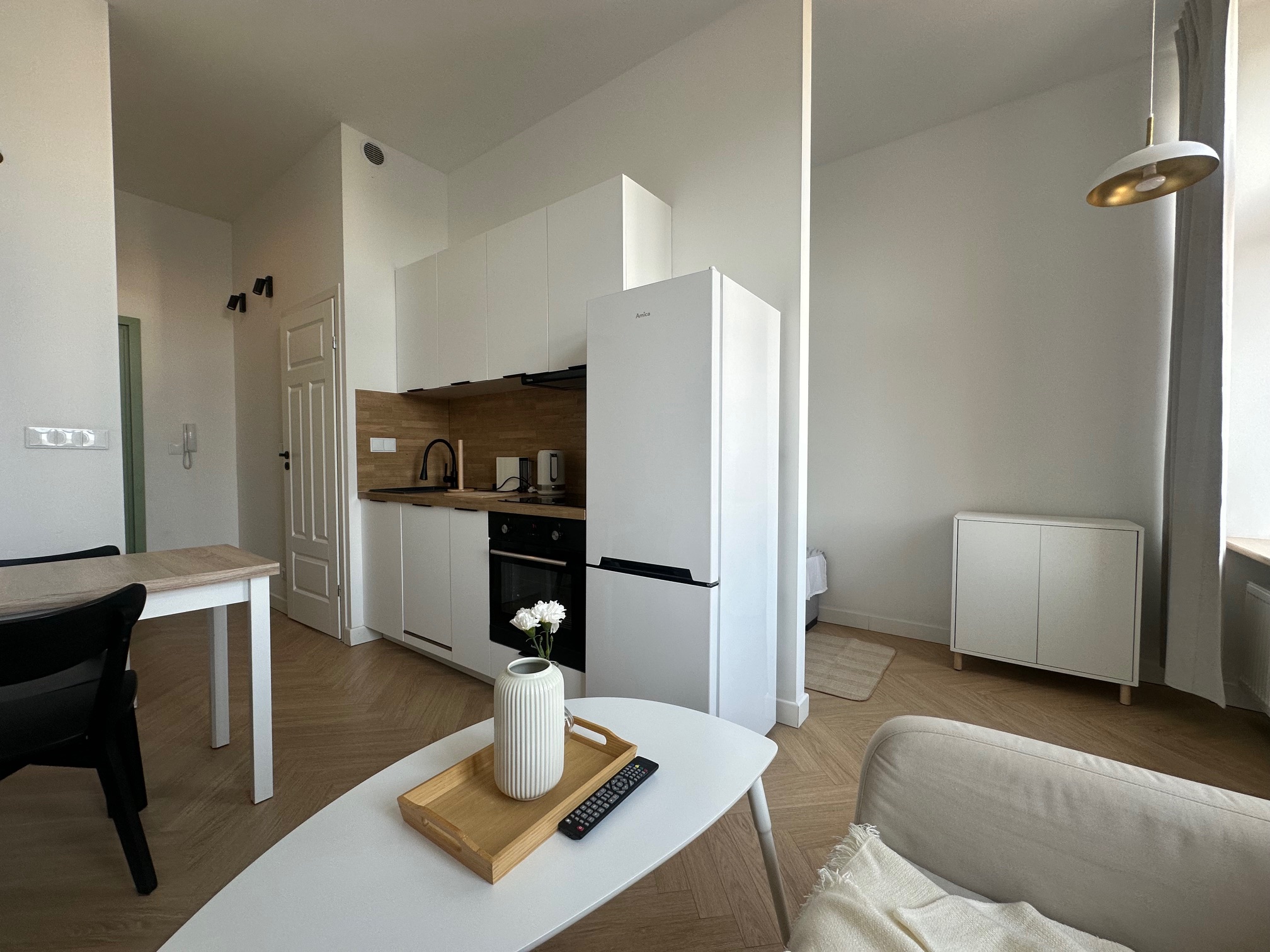 Studio avec lit double rue Pomorska 10