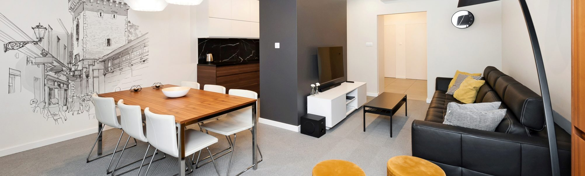 Appartement deux chambres, Kraków, Rakowicka 20C/35 - à 400 mètres de la gare et de la Galeria Krakowska