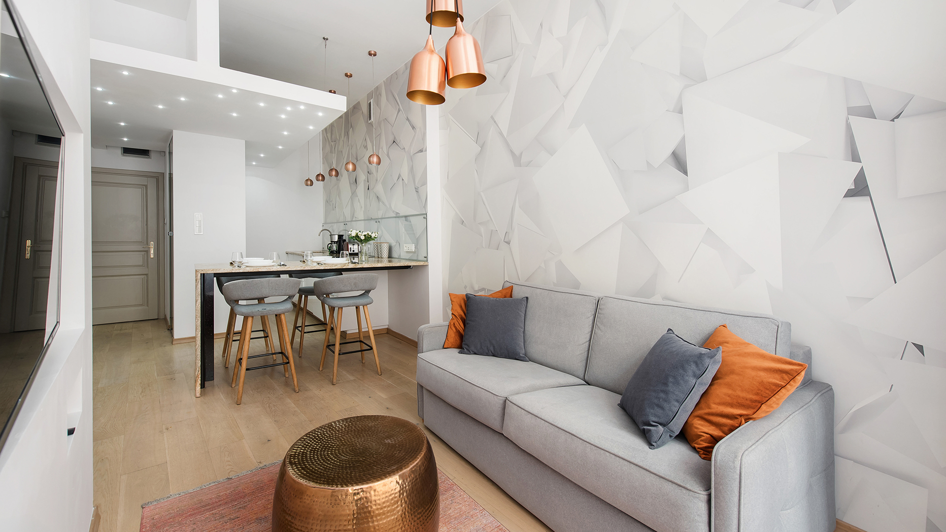 Apartamento 1 habitación 37 m² en Cracovia, Polonia