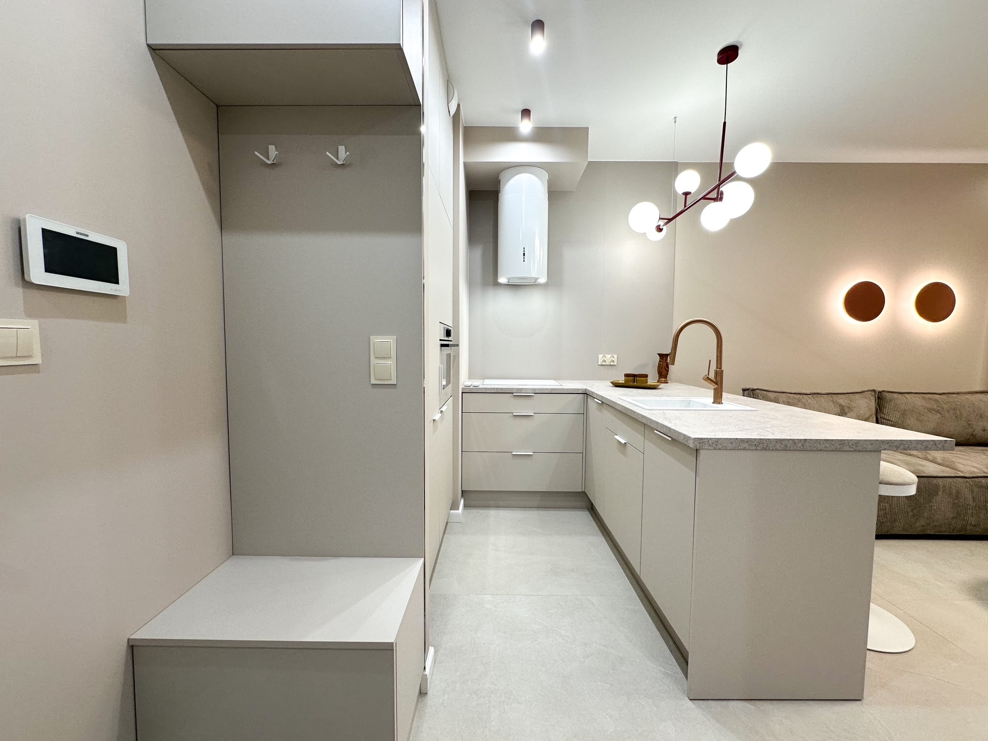 2 rooms + dressing room, 42 m2, on Kościuszki 130 street