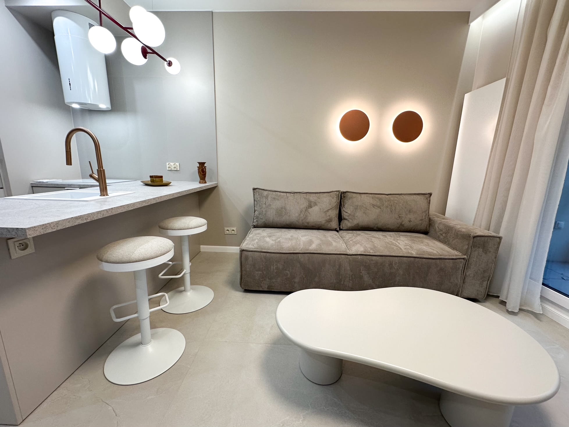 2 rooms + dressing room, 42 m2, on Kościuszki 130 street