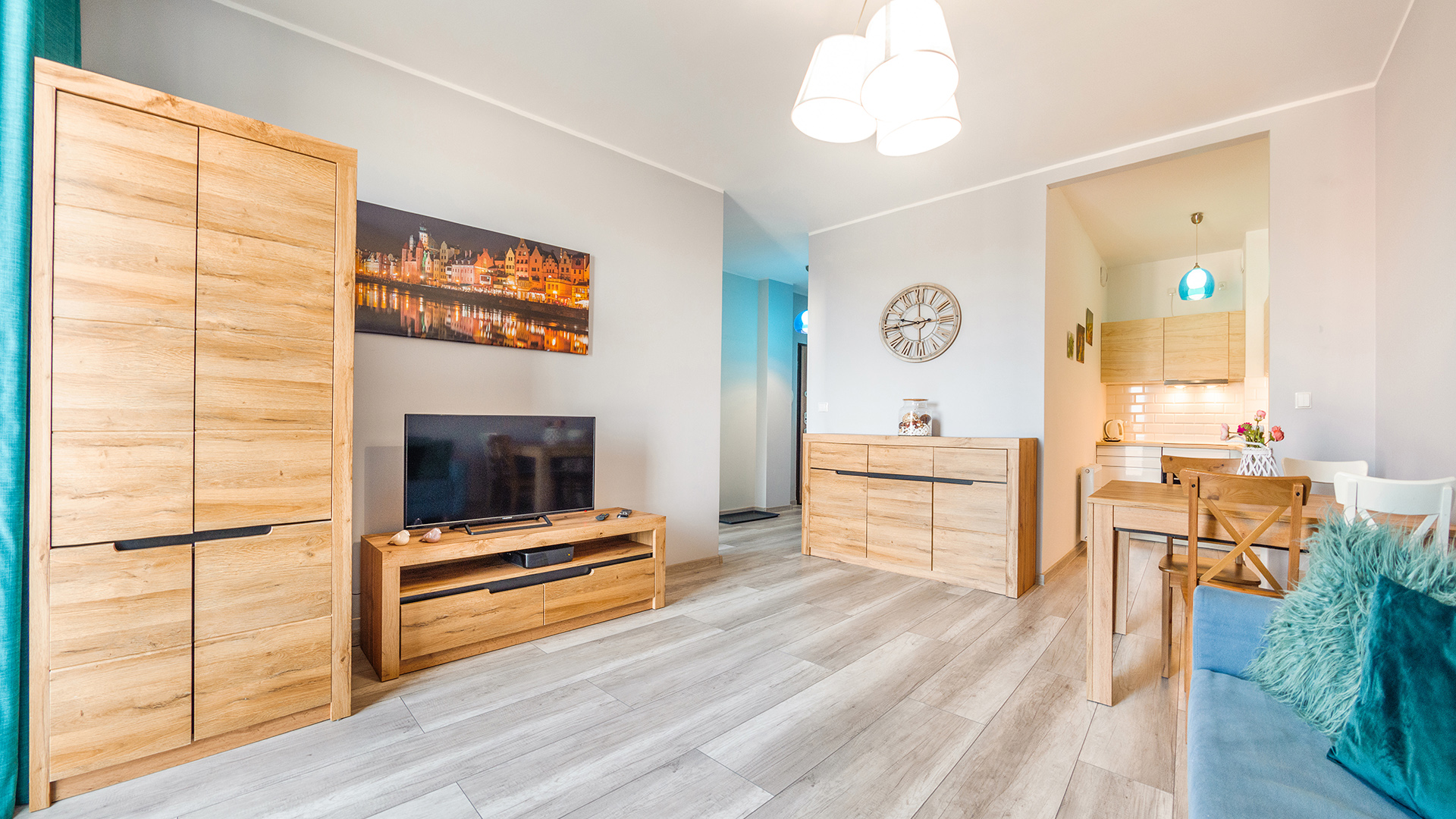 Appartement une chambre, Gdańsk, Długie Ogrody 18/225 – à 7 minutes à pied de la Vieille Ville, dans un immeuble avec terrasse sur le toit.