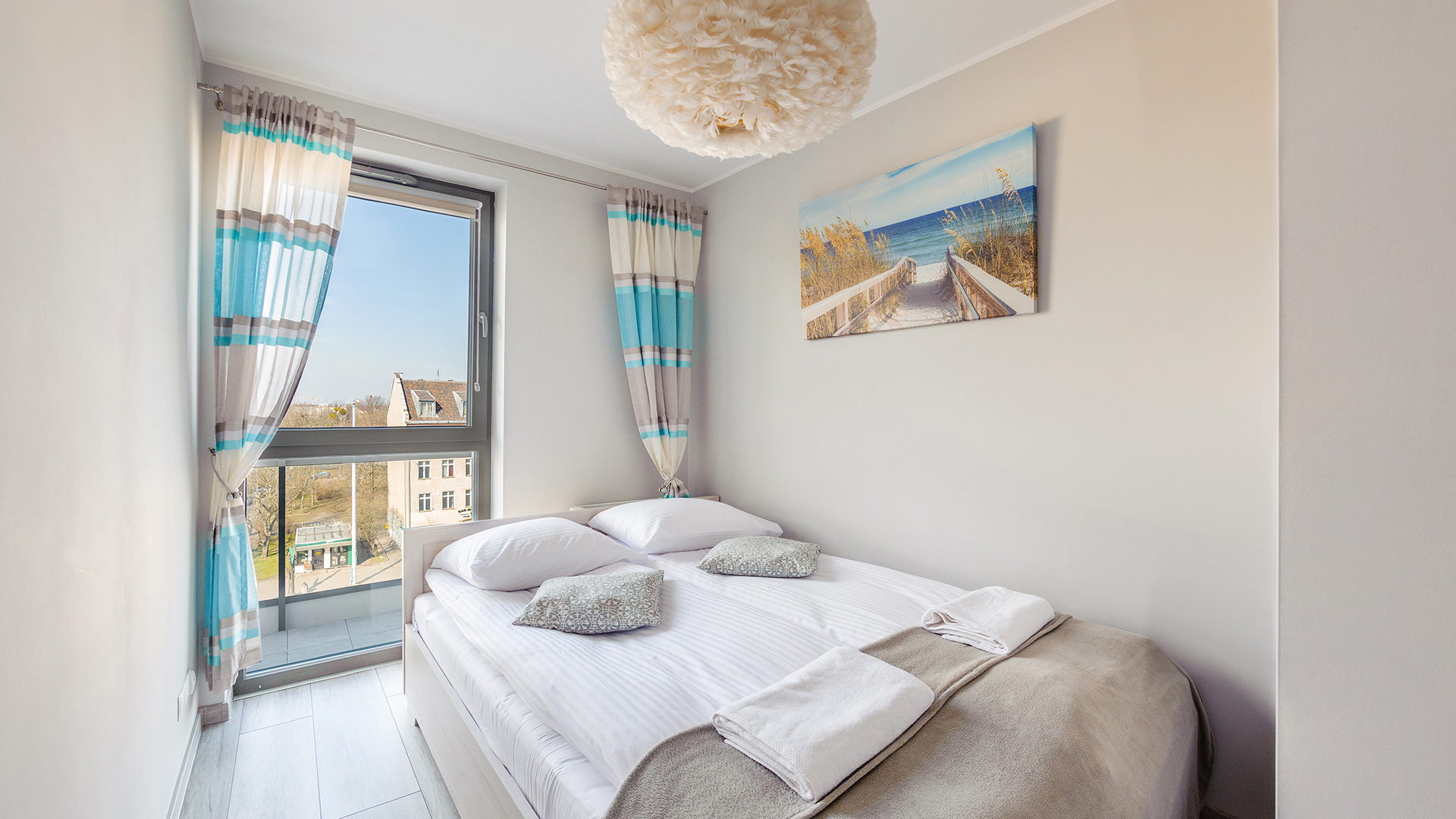 Appartement une chambre, Gdańsk, Długie Ogrody 18/225 – à 7 minutes à pied de la Vieille Ville, dans un immeuble avec terrasse sur le toit.