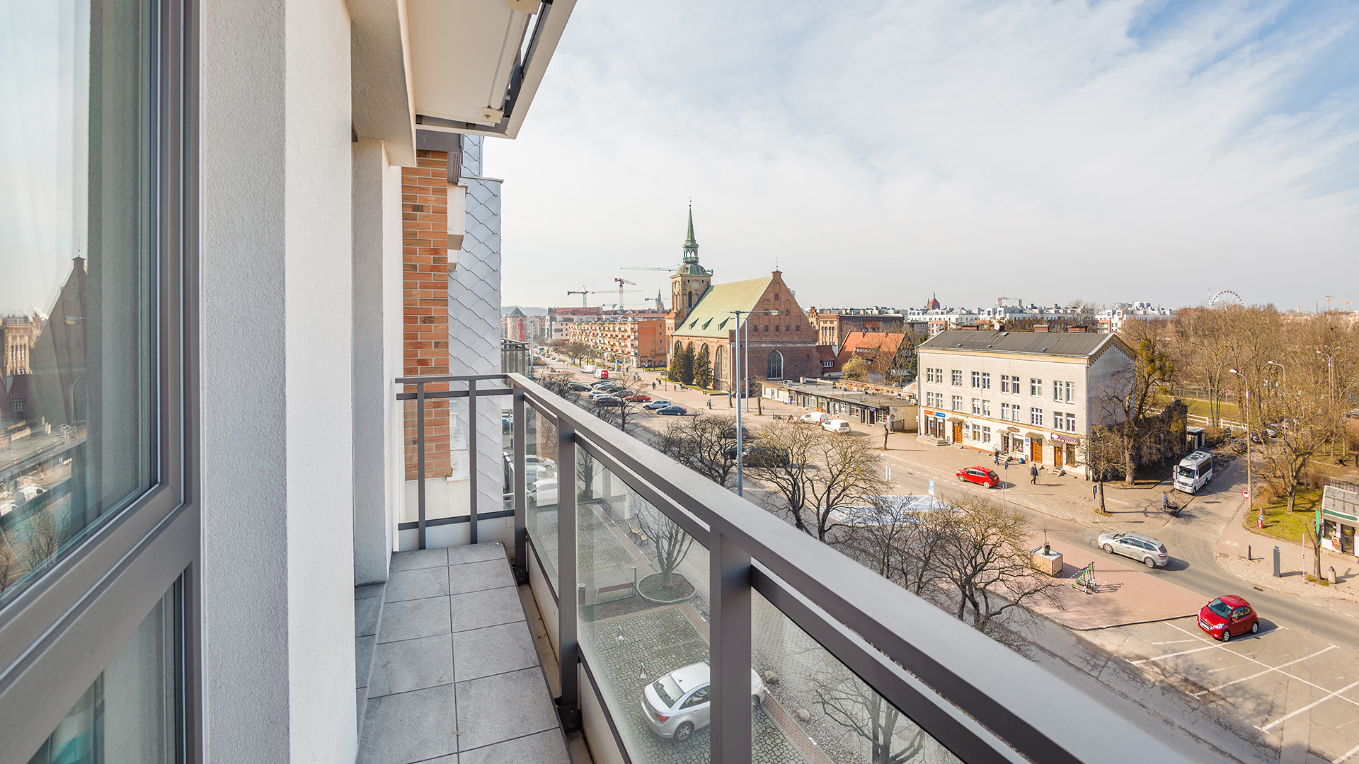 Appartement une chambre, Gdańsk, Długie Ogrody 18/225 – à 7 minutes à pied de la Vieille Ville, dans un immeuble avec terrasse sur le toit.