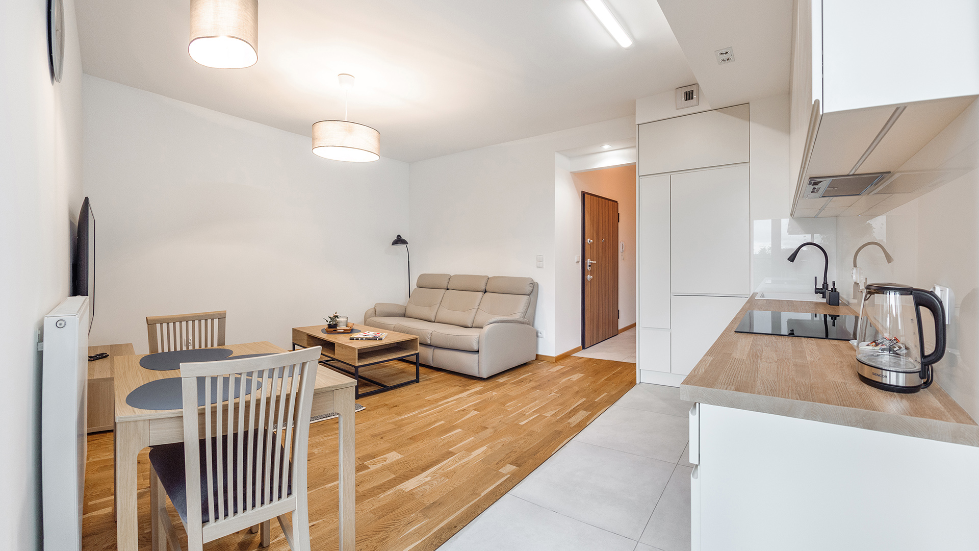 Appartement deux chambres, Gdańsk, Długie Ogrody 18/50 – à 7 minutes à pied de la Vieille Ville, dans un immeuble avec terrasse sur le toit.