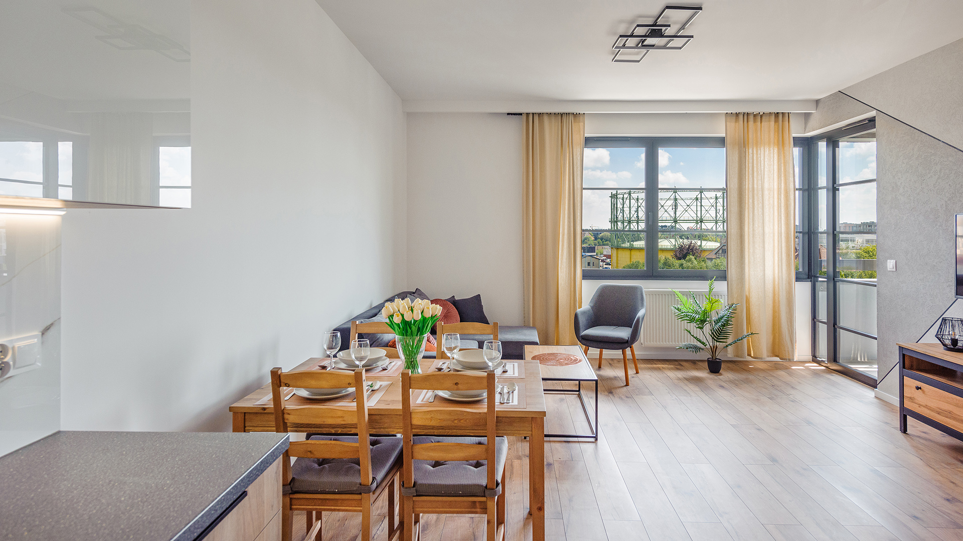 Appartement une chambre, Gdańsk, Popiełuszki 26/33 – 2 min du chantier naval impérial — photo 3