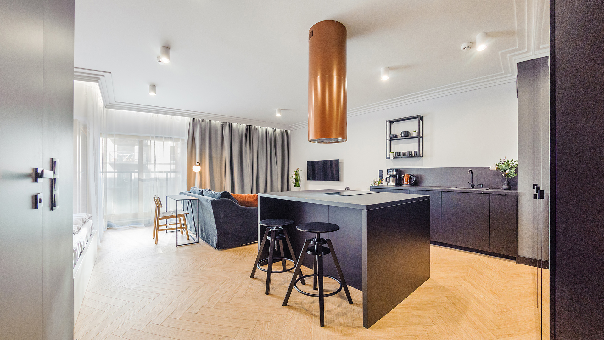 Monolocale, Gdańsk, Sienna Grobla 6/12 – 15 minuti dal centro storico, con sauna e palestra in loco