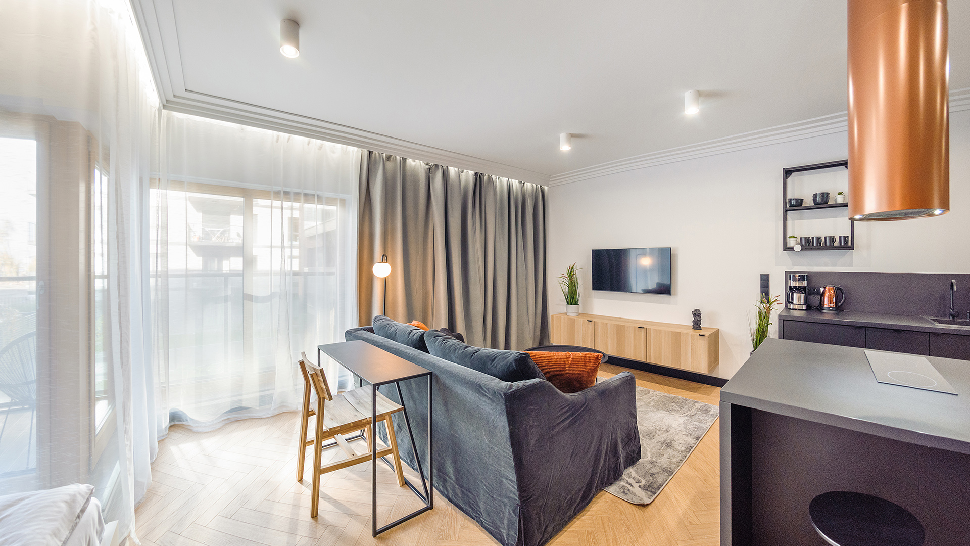 Monolocale, Gdańsk, Sienna Grobla 6/12 – 15 minuti dal centro storico, con sauna e palestra in loco