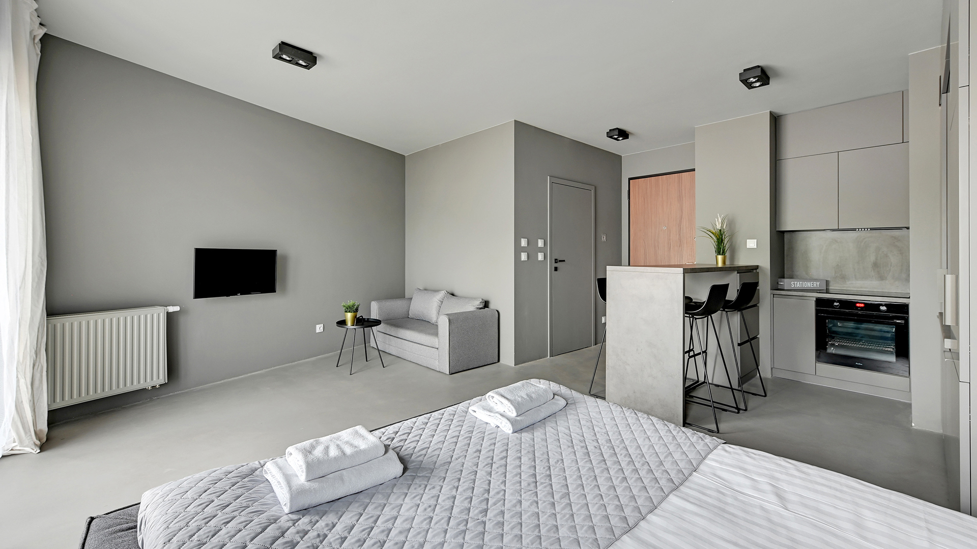 Monolocale, Gdańsk, Sienna Grobla 6A/4 – 15 minuti dal centro storico, con sauna e palestra in loco