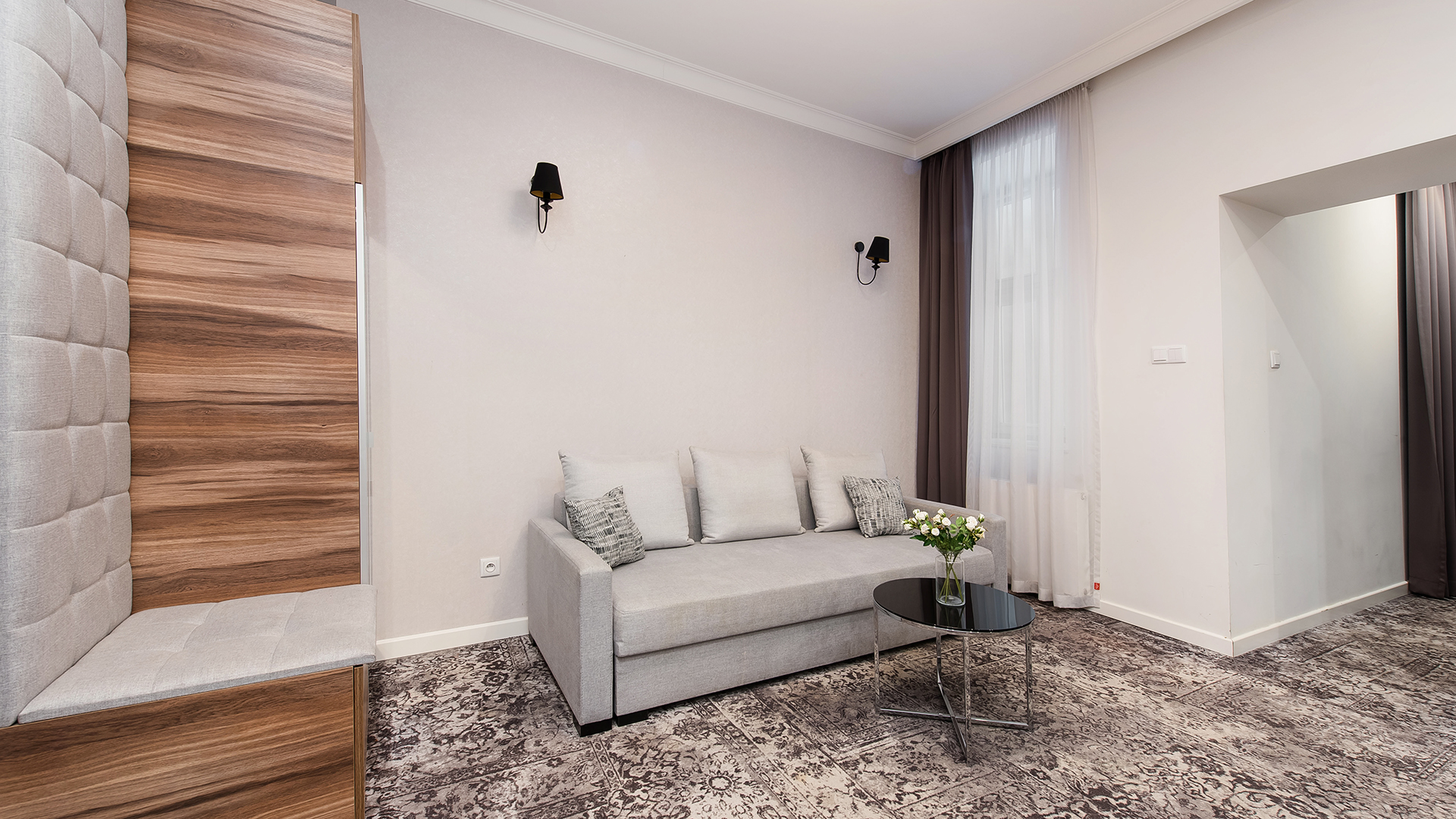 One-bedroom apartment, without kitchenette, Kraków, Rakowicka 6/102 – Restaurant on site, 15 minutes’ walk to the Old Town.