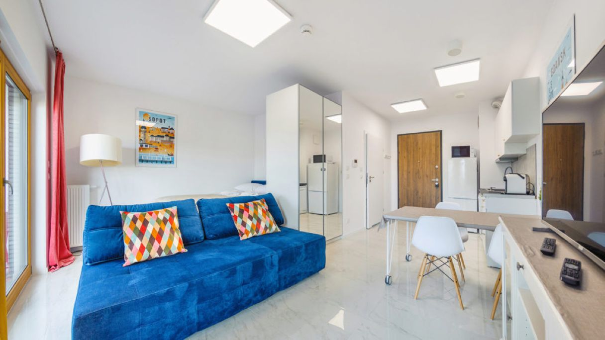 Appartement studio, Gdańsk, Sienna Grobla 6D/70 – 15 min du centre historique