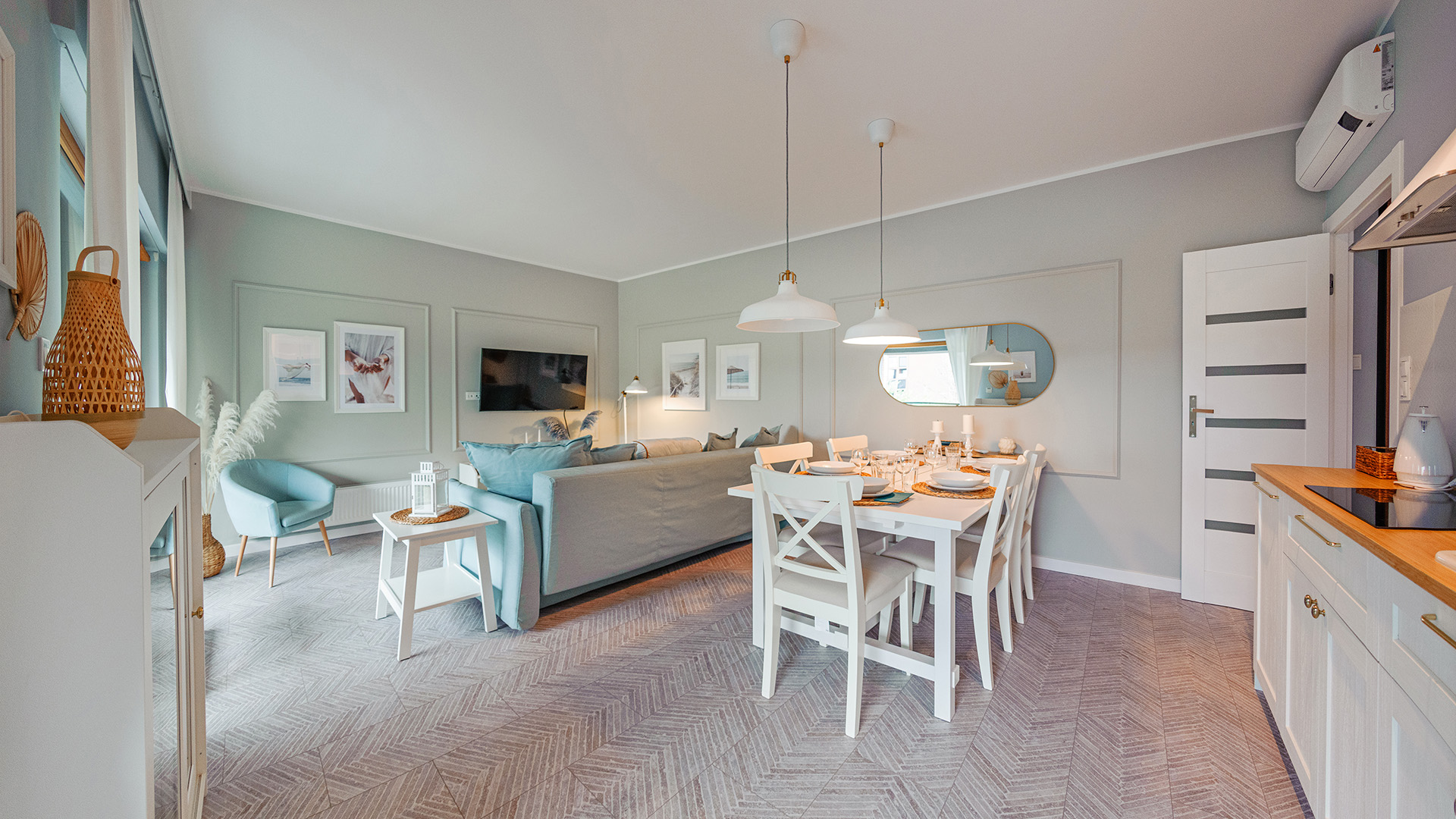 Appartement trois chambres, Gdańsk, Sienna Grobla 6A/50 – 15 min du centre historique