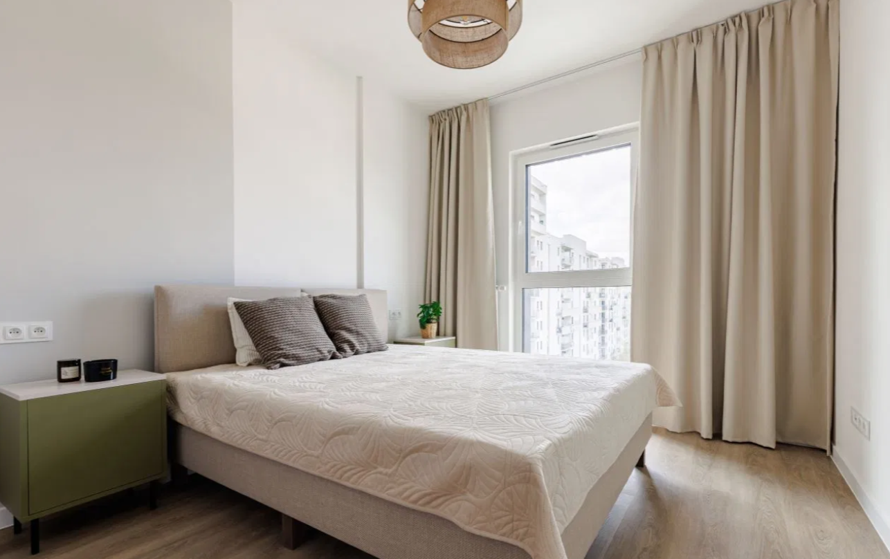 MODERN NEW 2-room apartment WITH BALCONY IN WOLA DISTRICT (no deposit)