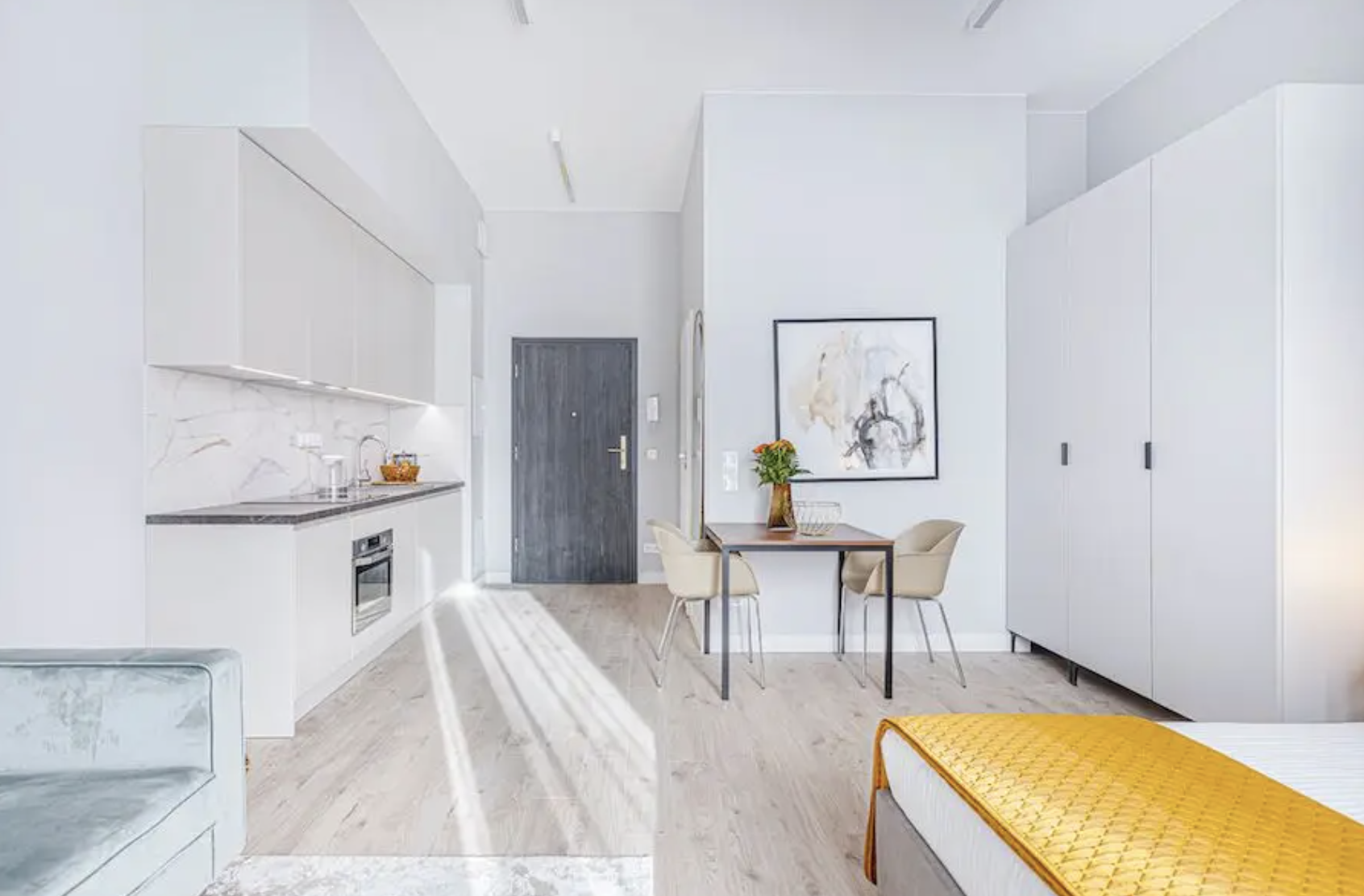 Studio de haut standing avec lit dans le quartier Śródmieście