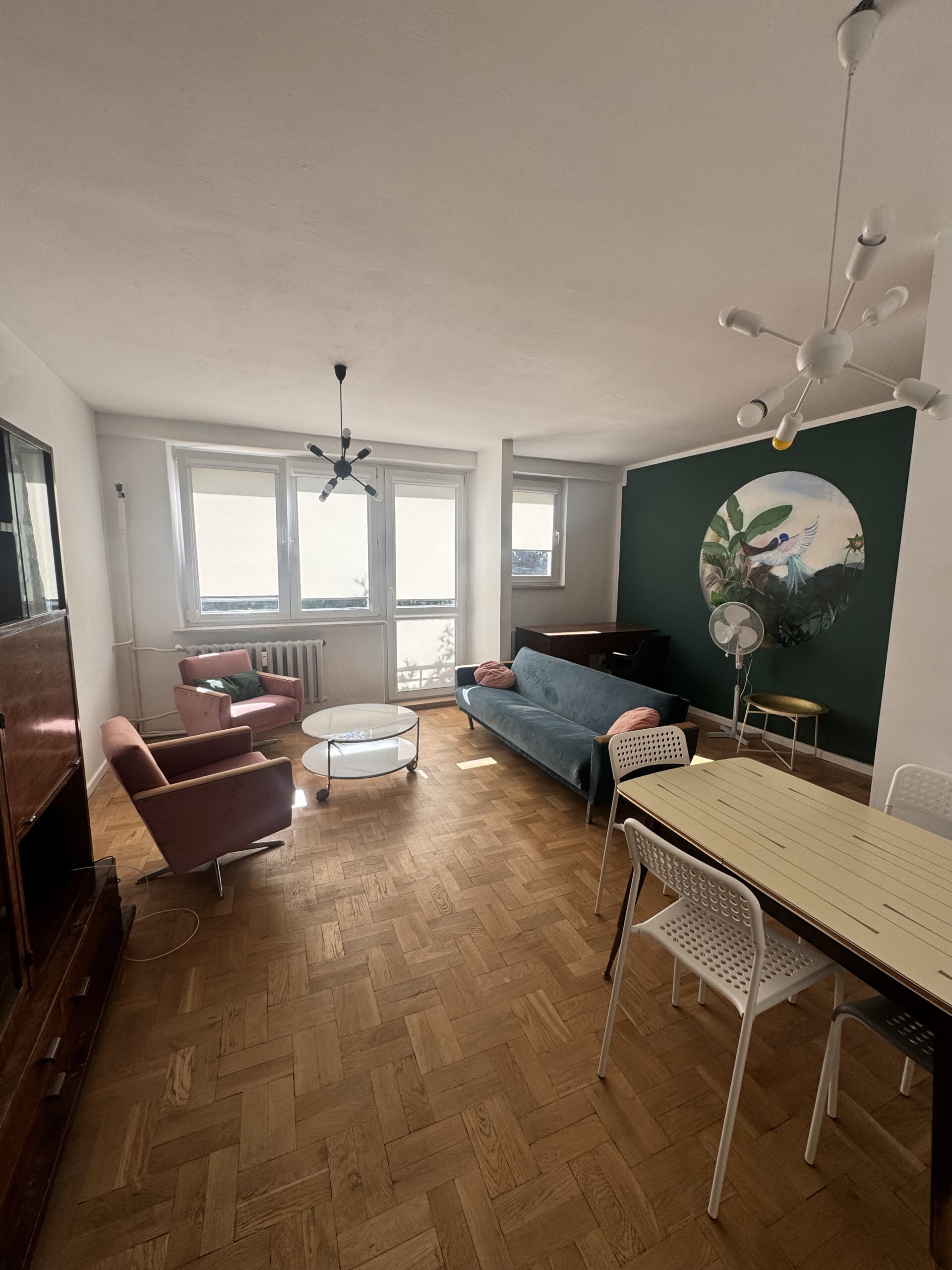 Spacious 3-Room Apartment in Mokotów – Close to Łazienki Park