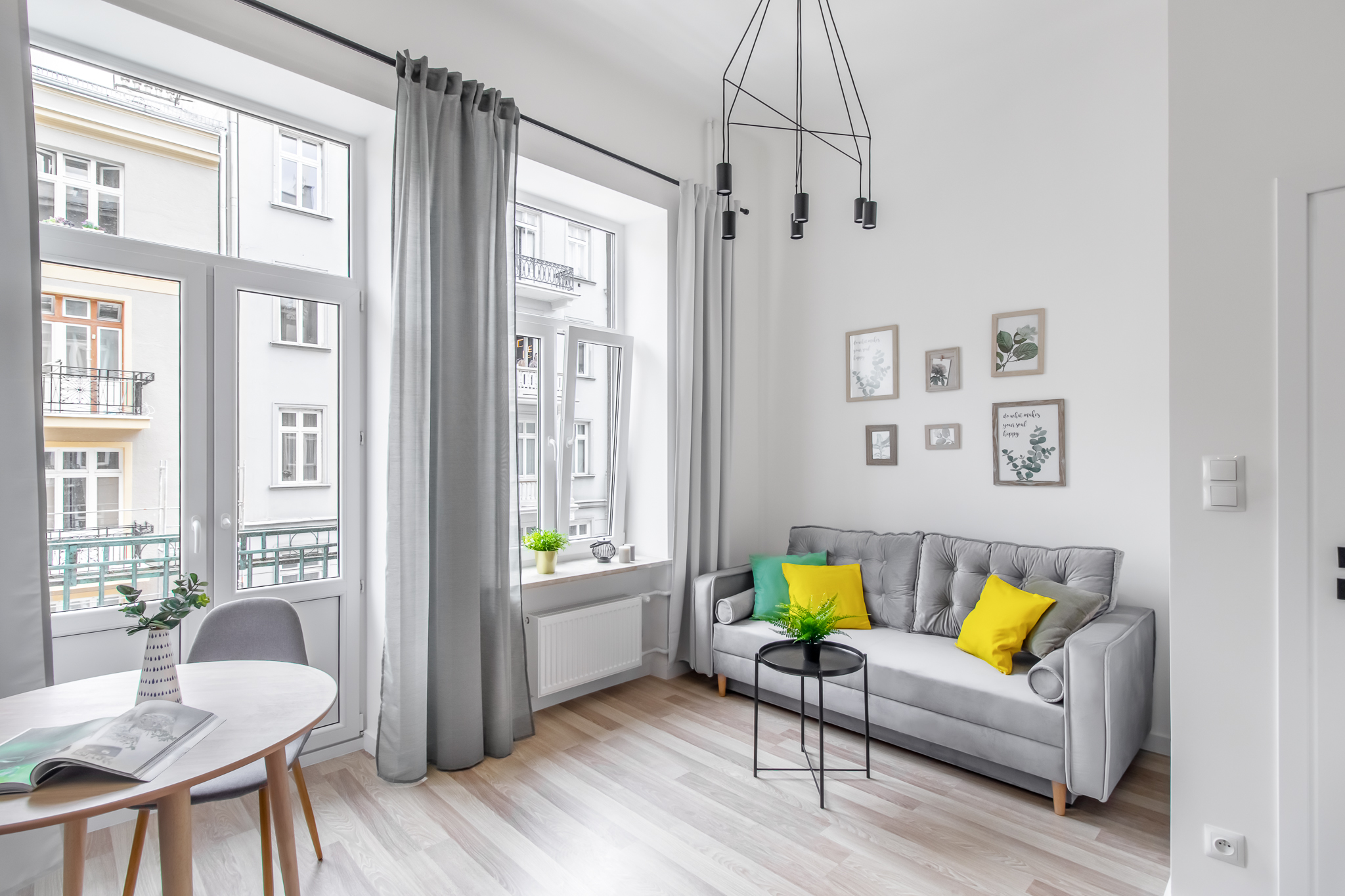 MODERN studio apartment with entresol with real bed. Lwowska Street, CITY CENTER / ERASMUS WELCOME