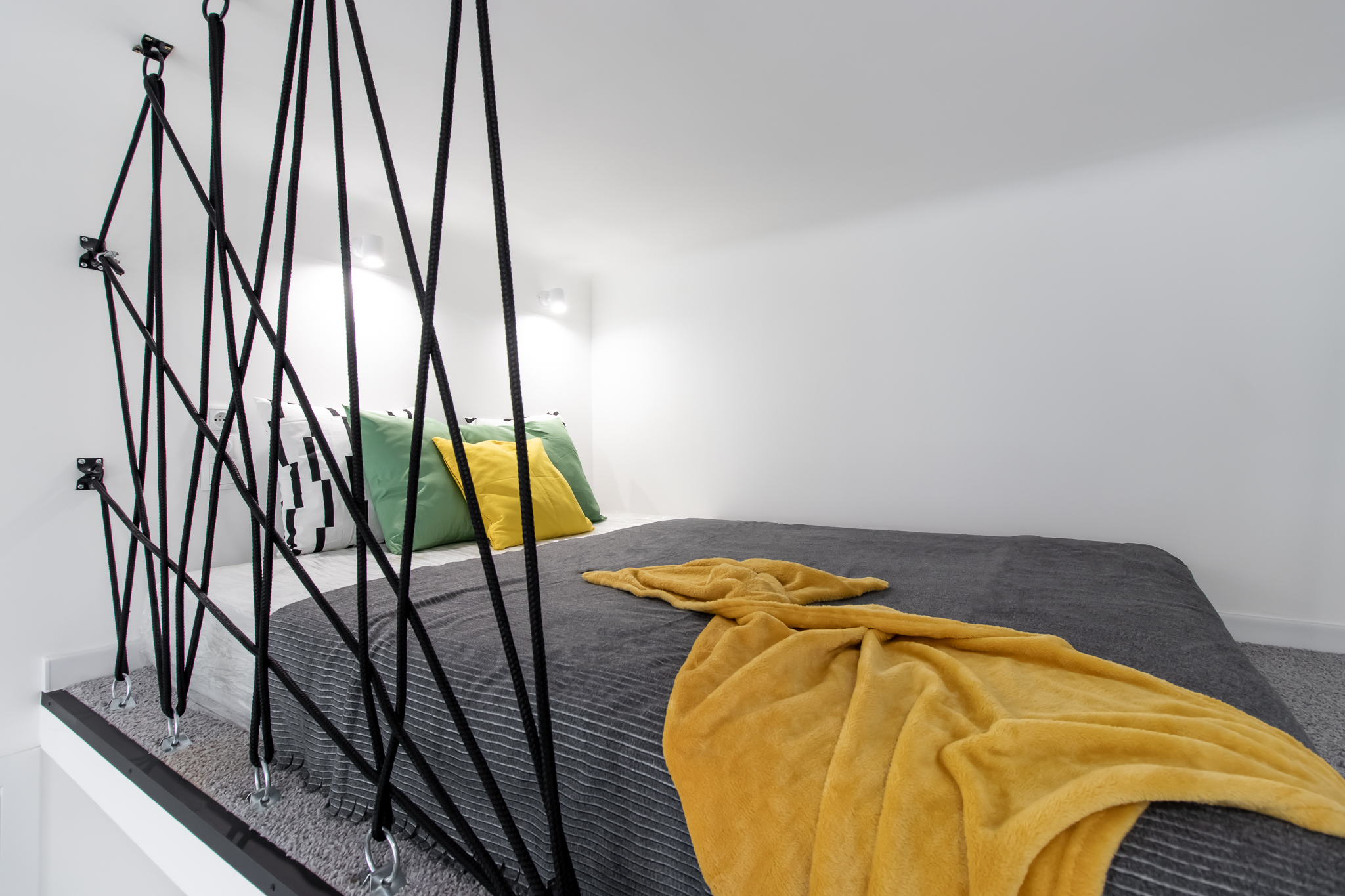 MODERN studio apartment with entresol with real bed. Lwowska Street, CITY CENTER / ERASMUS WELCOME