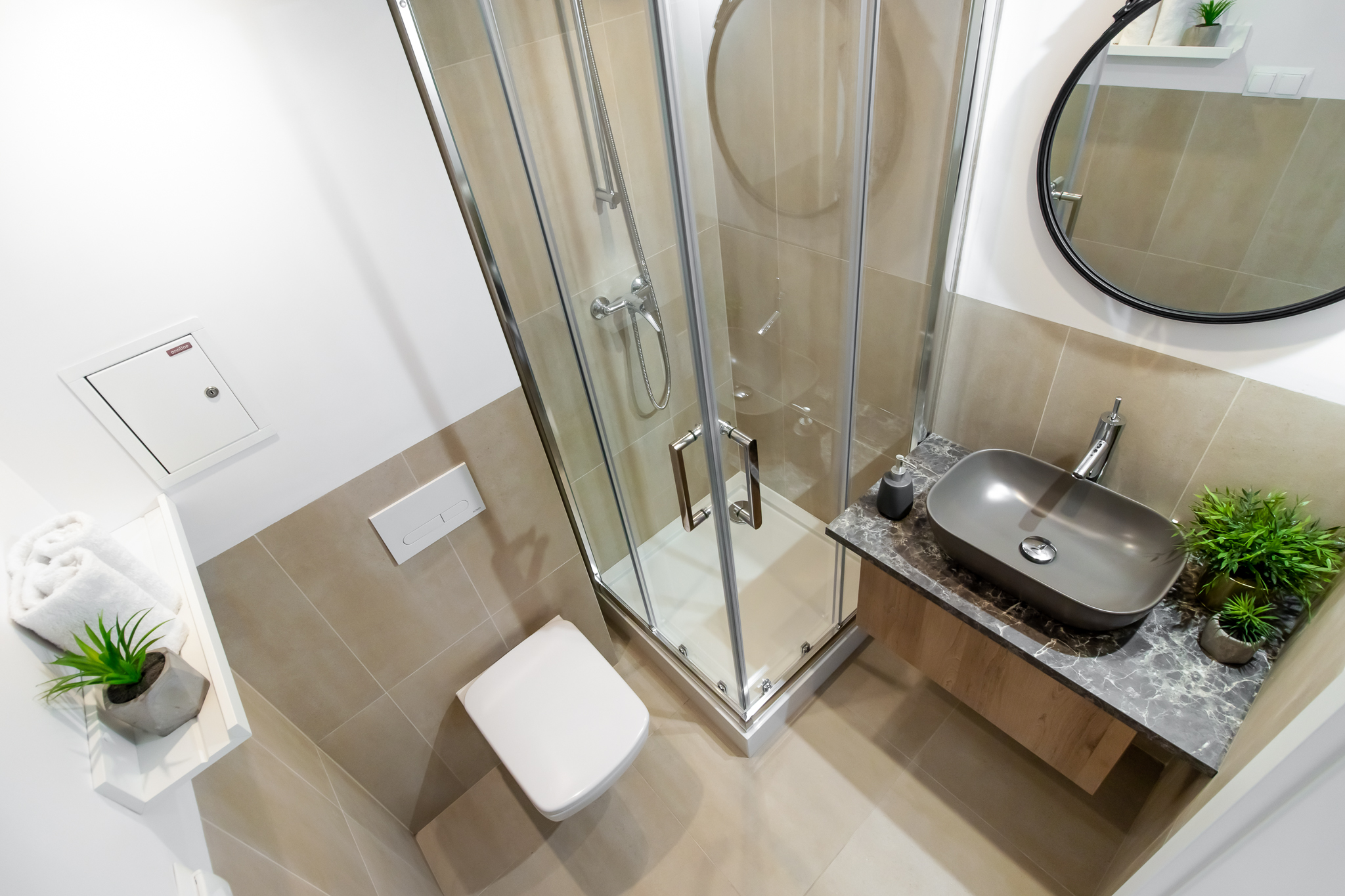 MODERN studio apartment with entresol with real bed. Lwowska Street, CITY CENTER / ERASMUS WELCOME