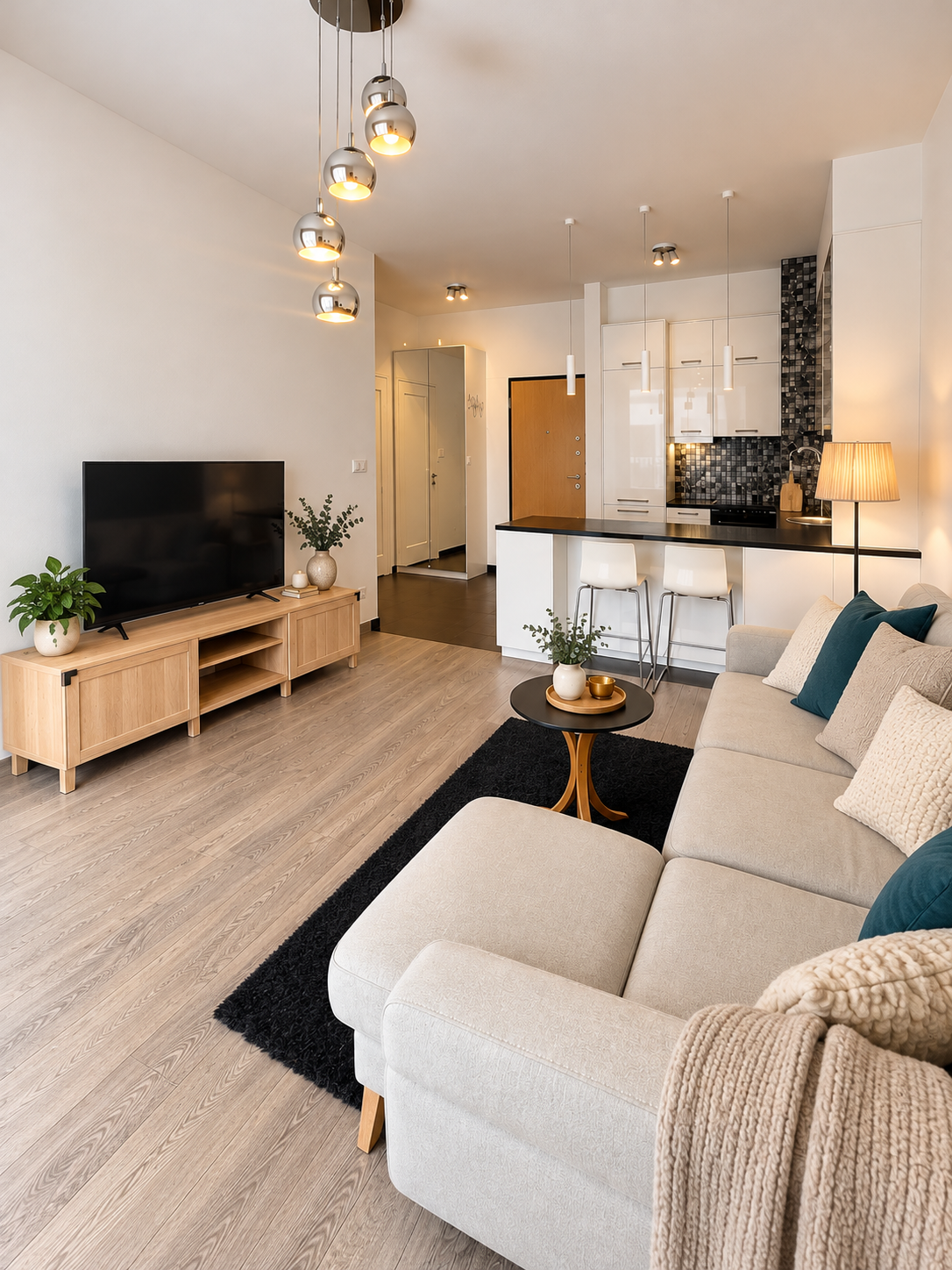 MODERN, spacious 2 rooms apartment- Miasteczko Wilanów