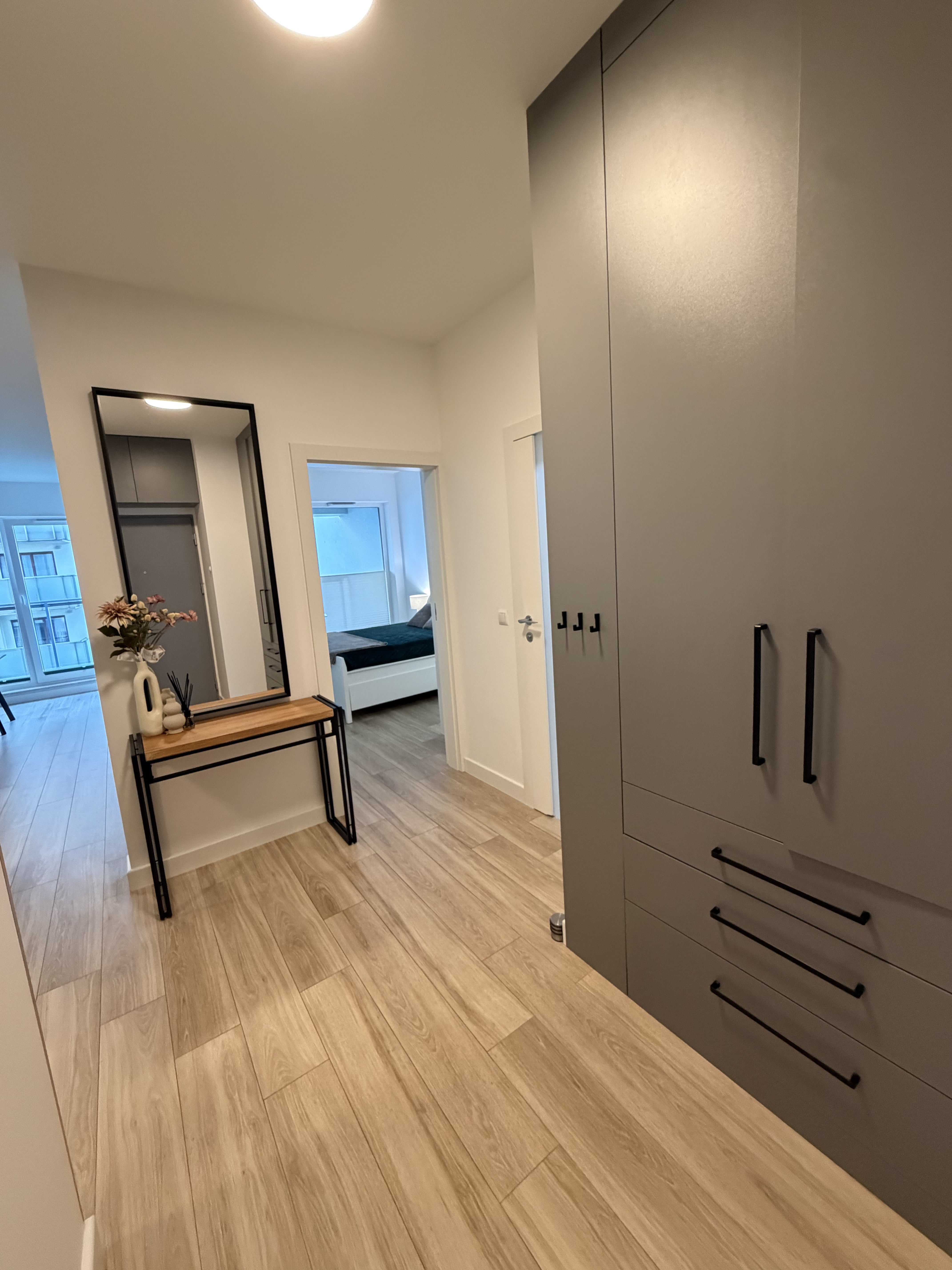 SPACIOUS 2-ROOM APARTMENT– SIEDMIOGRODZKA ,WOLA area/ Warsaw Spire /AC/
