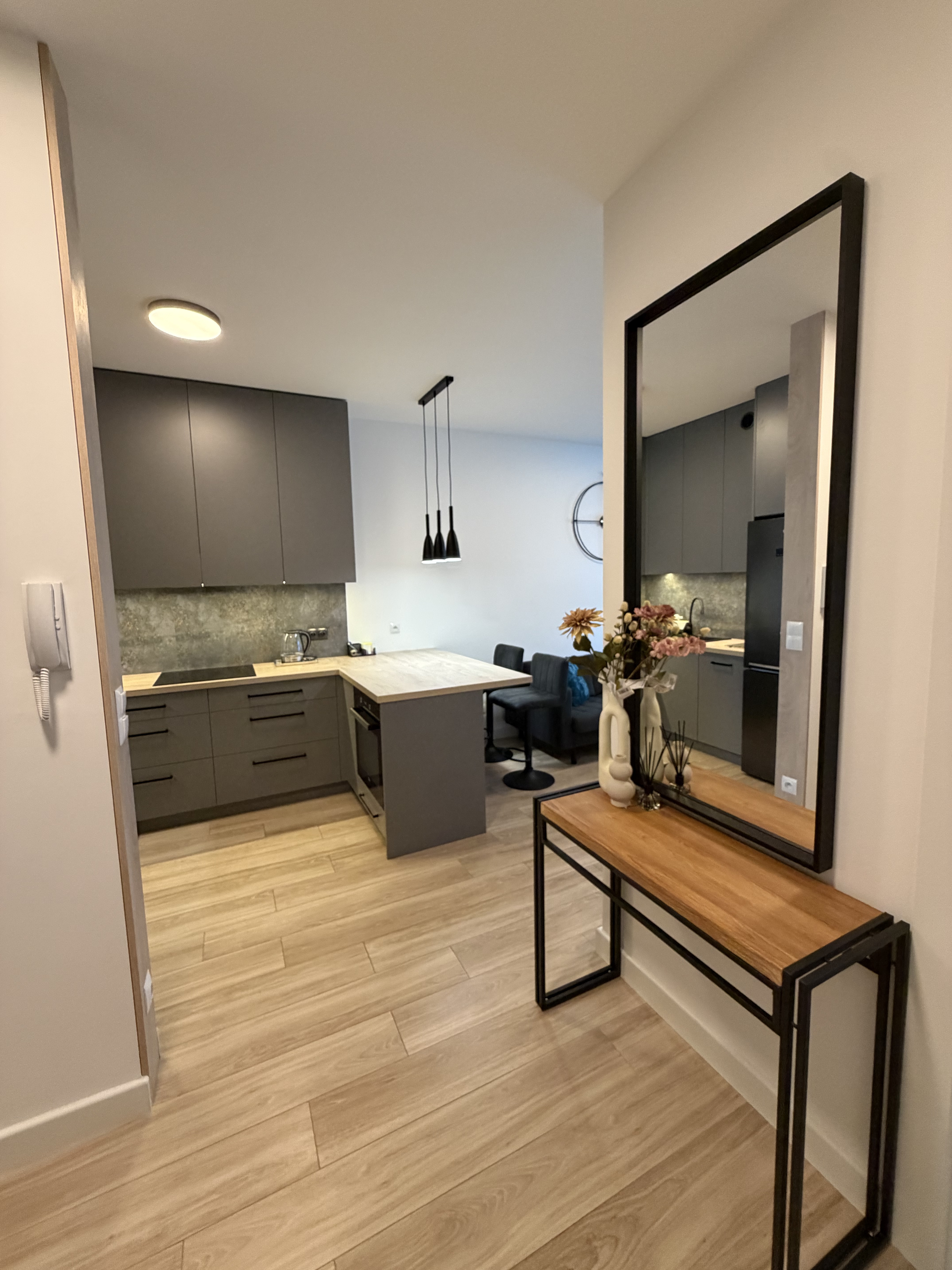 SPACIOUS 2-ROOM APARTMENT– SIEDMIOGRODZKA ,WOLA area/ Warsaw Spire /AC/