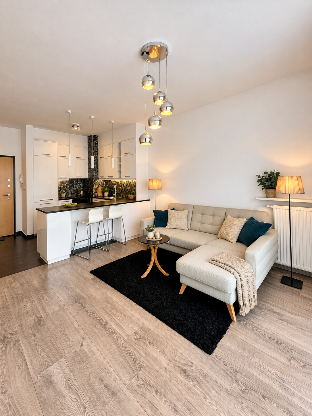 MODERN, spacious 2 rooms apartment- Miasteczko Wilanów