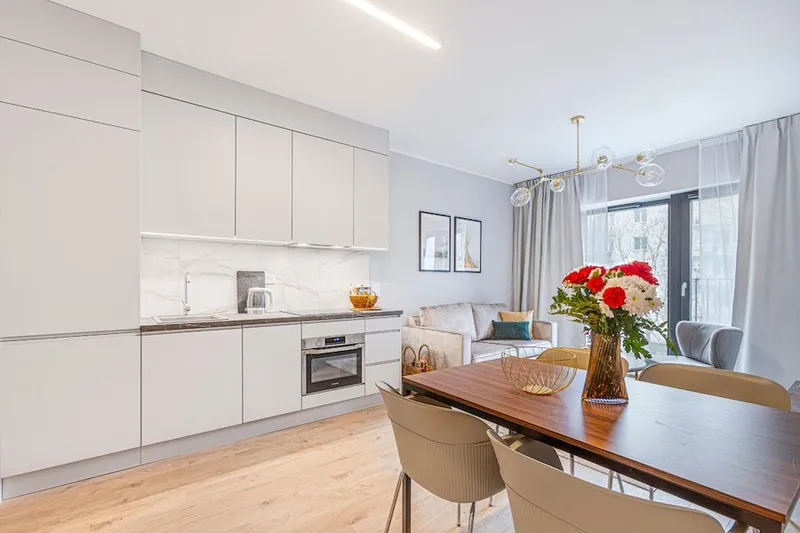 MODERN HIGH STANDARD 2-room flat with balcony in SRODMIESCIE DISTRICT