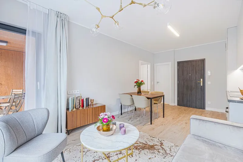 MODERN HIGH STANDARD 2-room flat with balcony in SRODMIESCIE DISTRICT