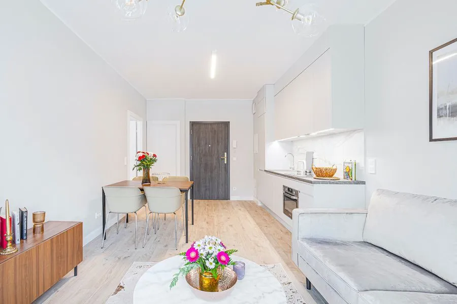 MODERN HIGH STANDARD 2-room flat with balcony in SRODMIESCIE DISTRICT