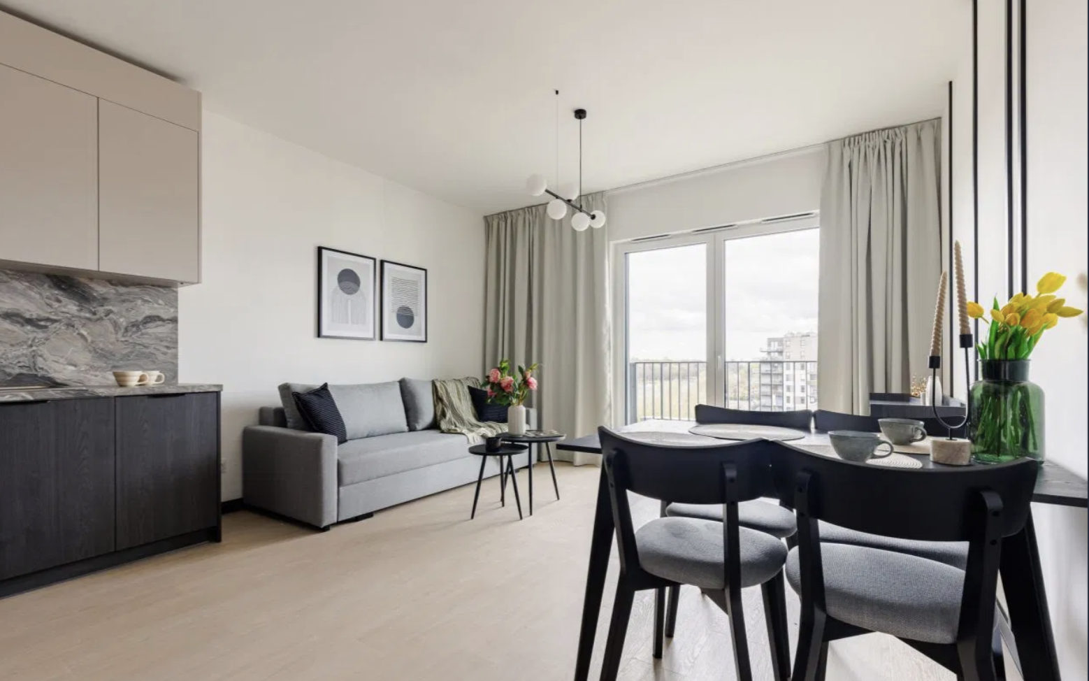 NEW MODERN 2-room apartment with balcony in WOLA DISTRICT