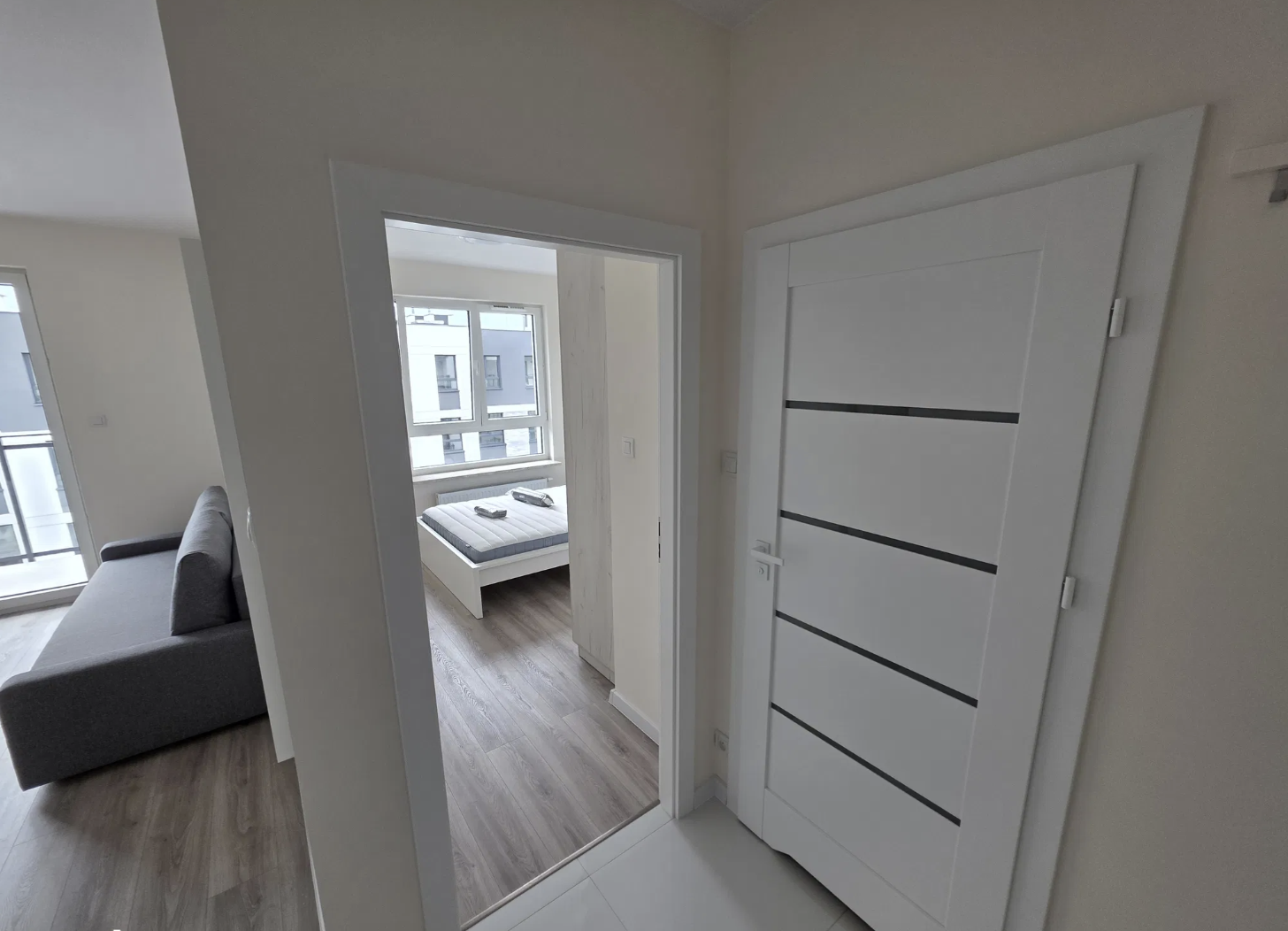 COSY AND SPACIOUS 2-room flat with balcony in WLOCHY DISTRICT