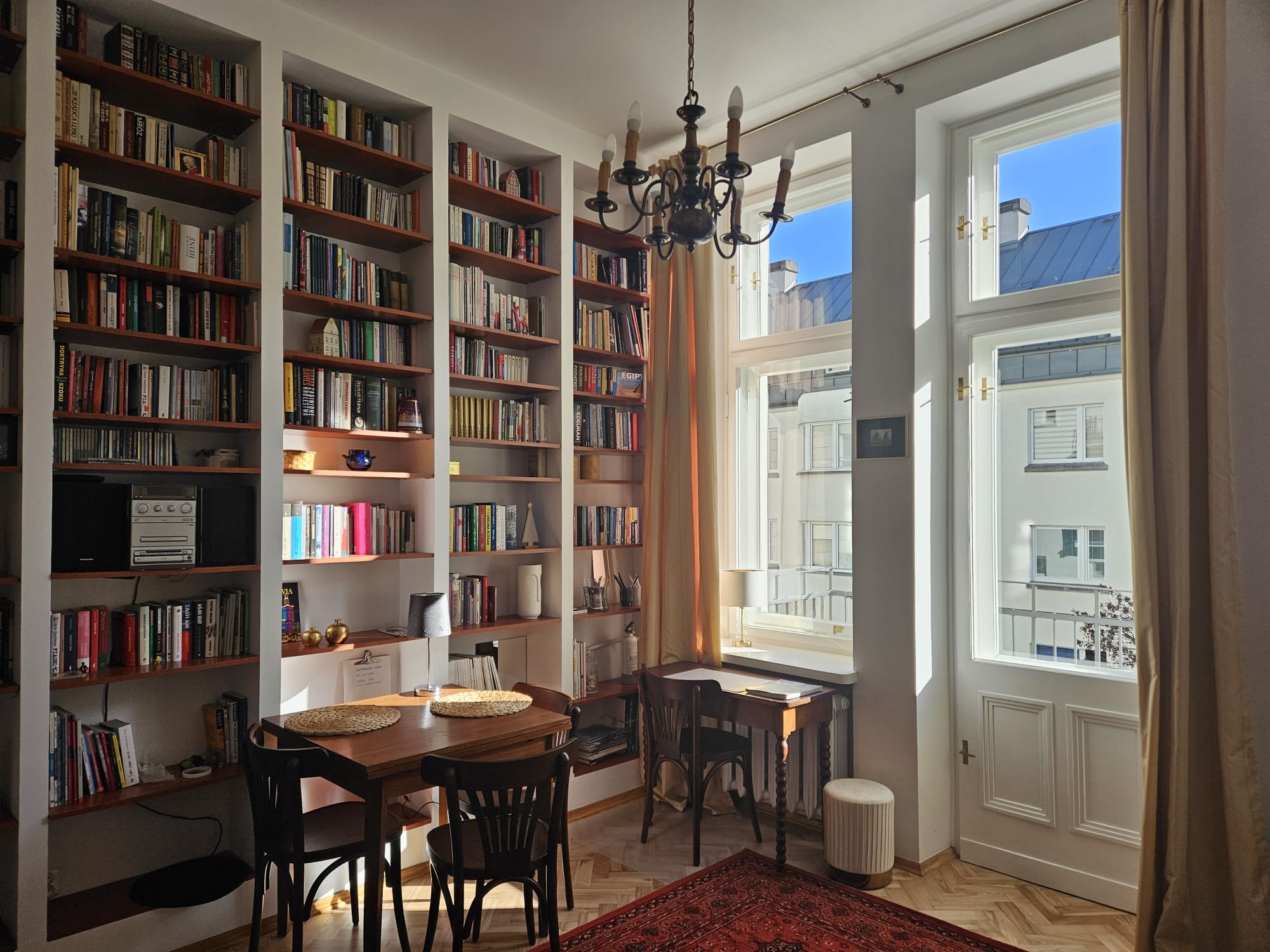 Studio Apartment with Balcony | Hoża Street | High Ceilings I CITY CENTER