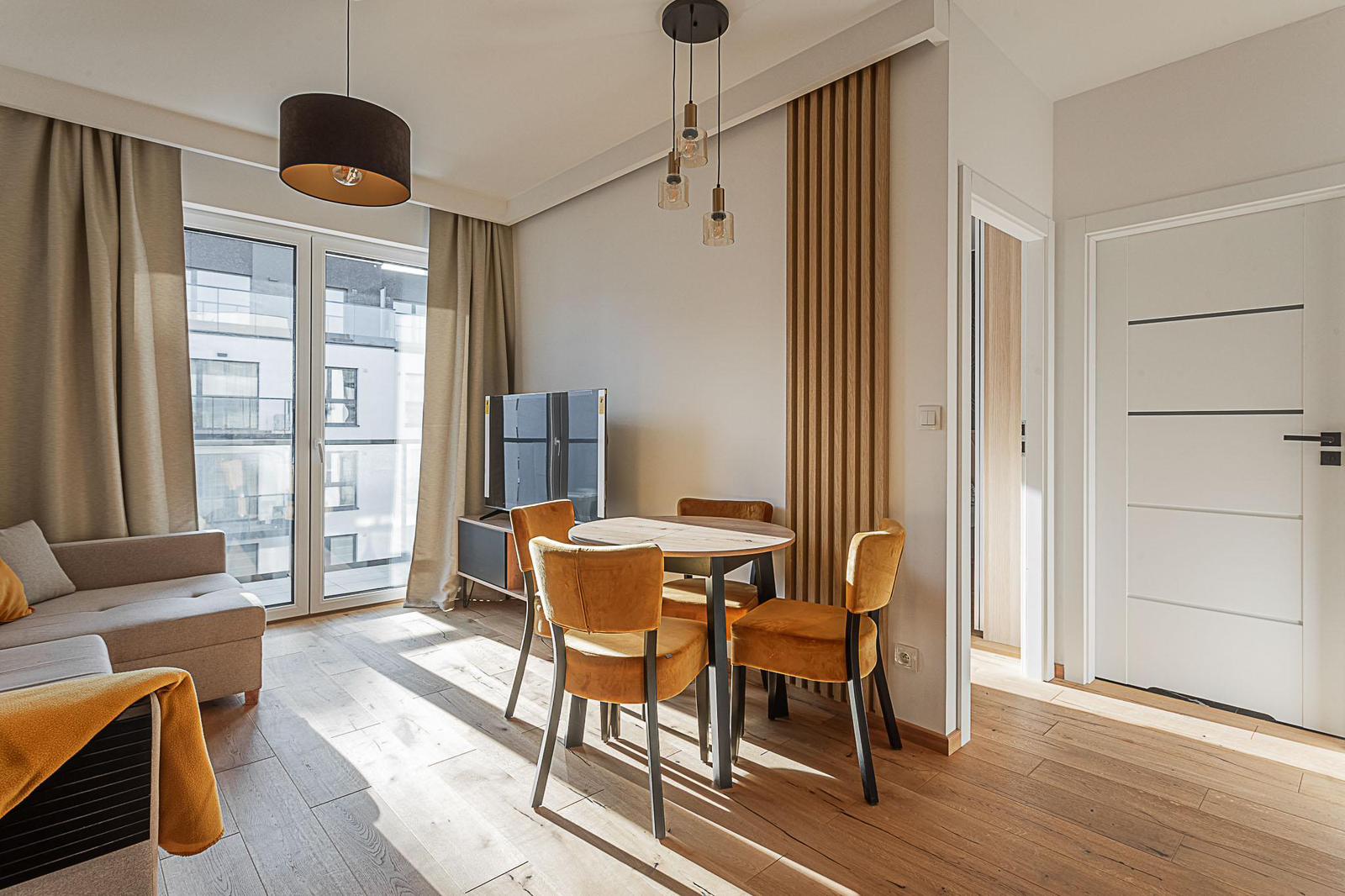 MODERN 2-room apartment with balcony and AC in WOLA DISTRICT