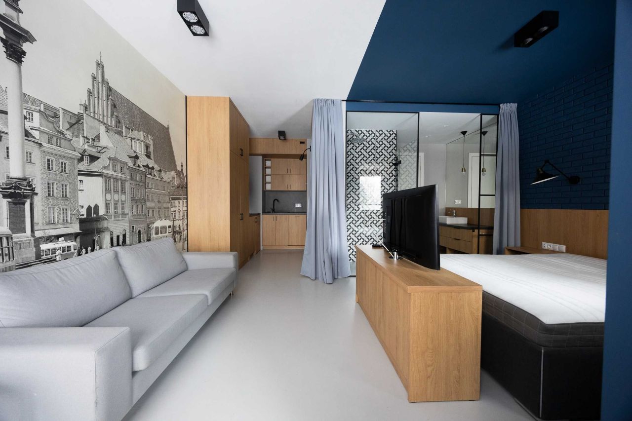 MODERN STUDIO | BALCONY | WOLA DISTRICT